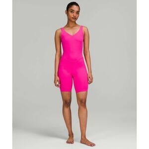 Lululemon Romper Women 4 Align One Piece Pink Bodysuit Athletic Gym Yoga Pilates